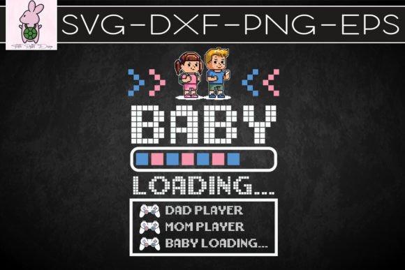 Baby Loading Gamer Cute Pregnancy SVG