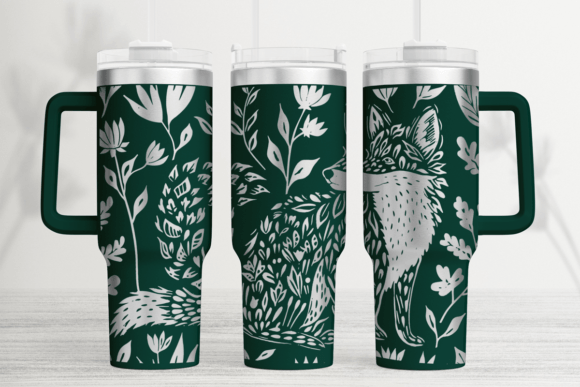 Boho Baby Fox Tumbler Wrap