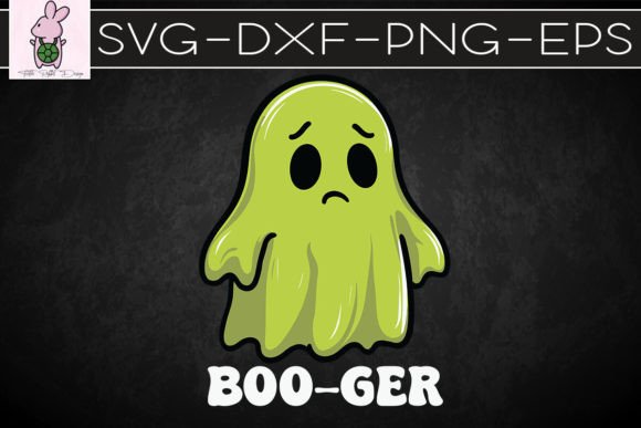 Boo-ger Funny Halloween Booger Ghost SVG