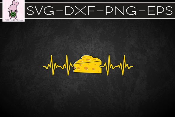 Cheese Heart Beat Funny Cheese SVG