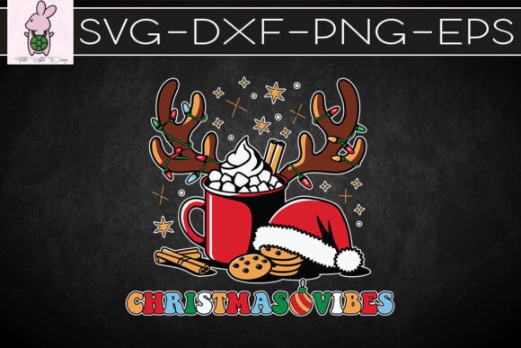 Christmas Vibes Merry Holiday Coffee SVG