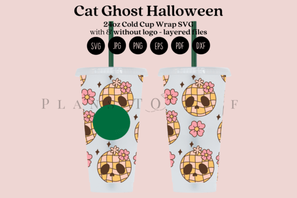 Disco Ball Skull Halloween 24oz Cold Cup