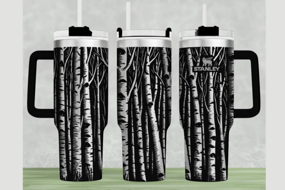 Forest Art Stanley 40oz Laser Wrap SVG