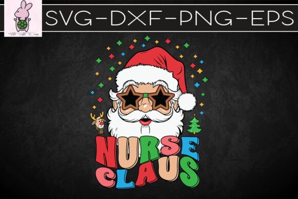 Nurse Claus Merry Christmas Nurse SVG