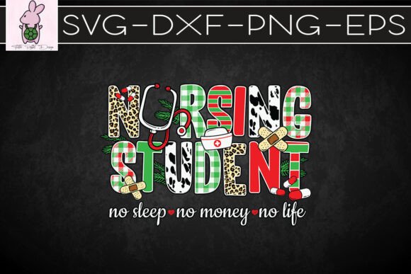 Nursing Student No Sleep No Money SVG