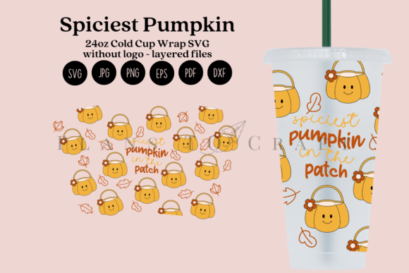 Spiciest Pumpkin 24oz Cold Cup Tumbler
