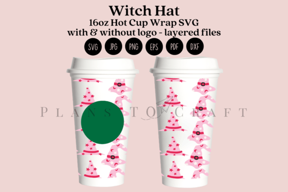 Witch Hat Halloween Tumbler Wrap